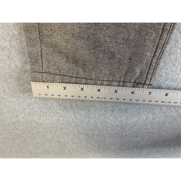 Old Skool Boys Size 10 Gray Jeans Straight Leg - Picture 5 of 7